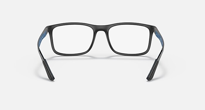 RB8908 OPTICS Polarized Eyeglasses with Black and Clear (57-18