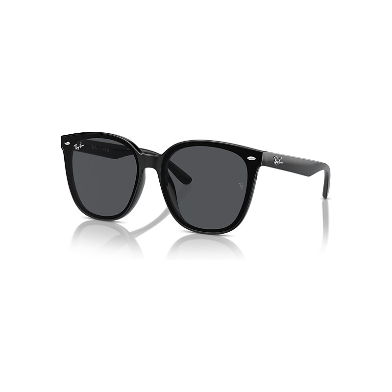 Ray - Ban Unisex Black/Grey Rb4423d 601/87 Sunglasses Injected Squared Normal - Image 4