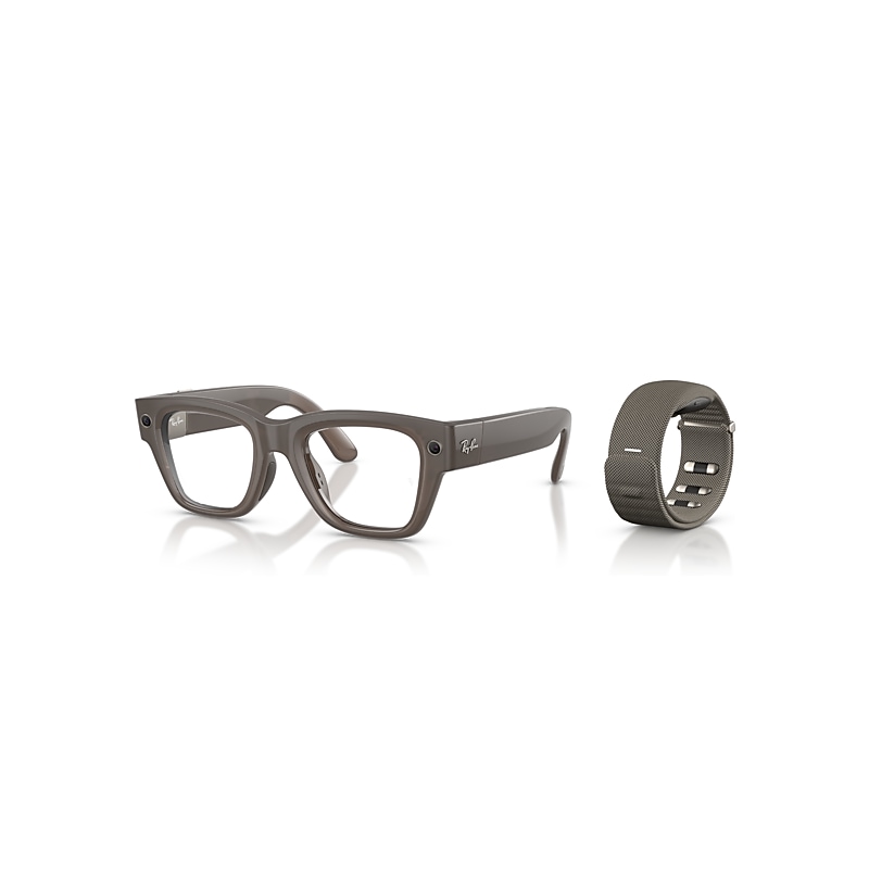 Ray-Ban Meta Display Glasses Sand Frame Grey Lenses Ai Glasses, HX000001 - Image 1