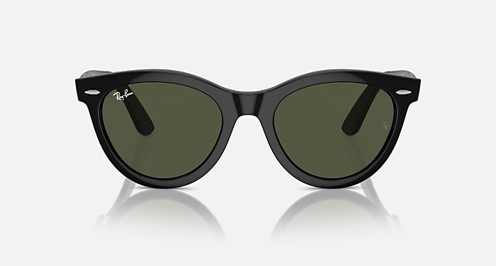 WAYFARER WAY サングラス ブラック と グリーン (54-21) - RB2241F