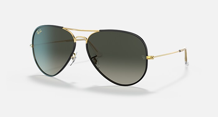 aviator classic ray ban aviator negro con dorado