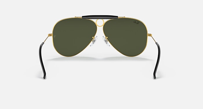 SHOOTER Sunglasses in Gold and Green (58-09) - RB3138 | Ray-Ban® US