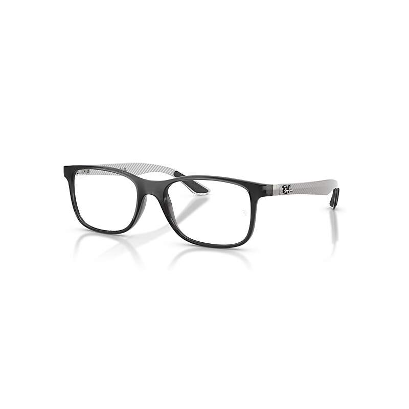Ray-Ban Eyeglasses   Optics - Matte Grey On Light Carbon Frame Clear Lenses Polarized 53-18, RB8903