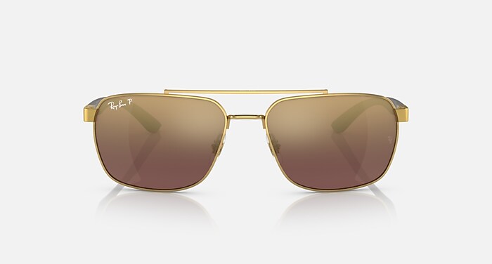 RB3701 POLARIZED+ LENSES Polarized Sunglasses in Arista Gold and