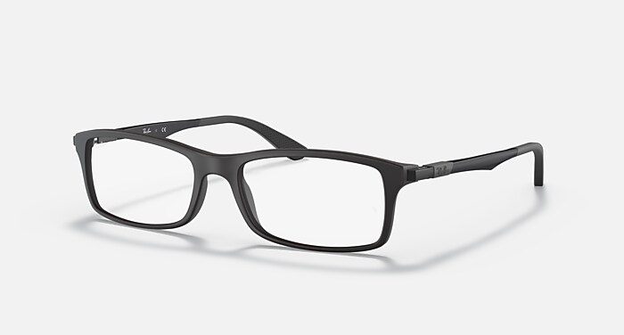 RB5017A Eyeglasses with Black and Clear (52-19) - RB5017A | Ray
