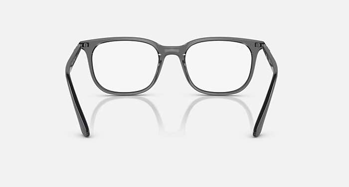 RB7211 OPTICS Eyeglasses with Transparent Grey Frame - RB7211F