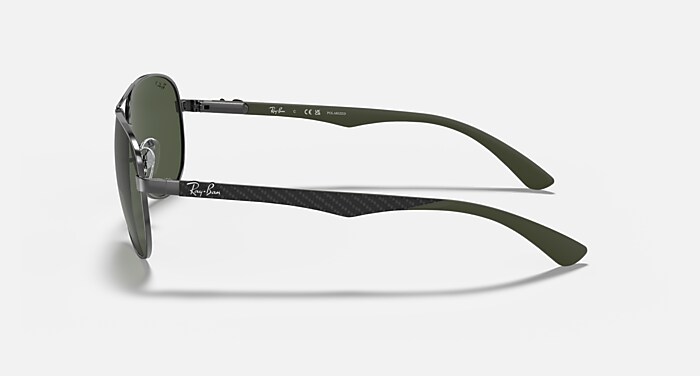 極美品★Ray Ban サングラス RB8313 偏光レンズ カーボンファイバー CARBON FIBRE Sunglasses in Gunmetal and G-15 Green Polarized