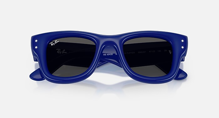 WAYFARER PUFFER CRYSTAL EDITION サングラス ブルー＆ストラス と