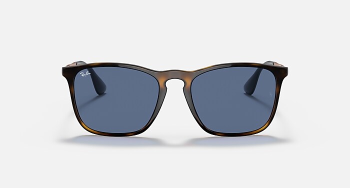 CHRIS Sunglasses in Havana and Blue (54-18) - RB4187 | Ray-Ban® GB