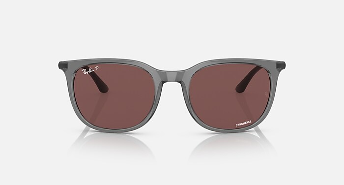 RB4386 POLARIZED+ LENSES Polarized Sunglasses in Transparent Grey