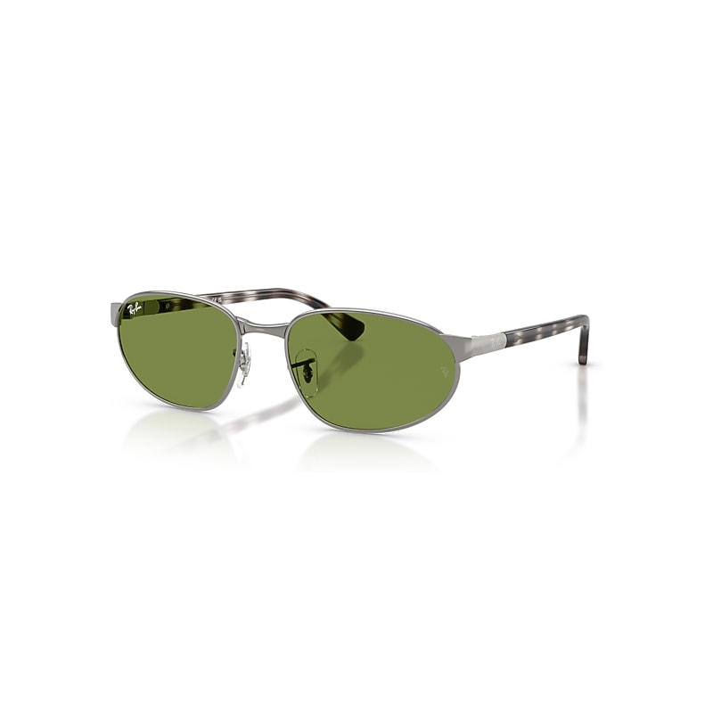 Ray-Ban RB3777, Gunmetal Sunglasses Green lenses, Mojo Glasses - Image 4