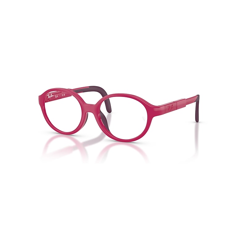 Ray-Ban Eyeglasses Children Rba1981 Optics Kids Bio-based - Purple & Violet Frame Clear Lenses Polarized 43-15