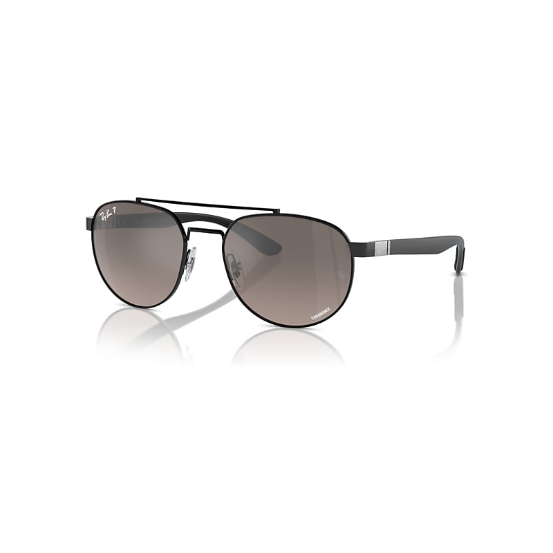 Ray-Ban Sunglasses  Rb3736 Polarized+ Lenses - Black Frame Grey Lenses Polarized 56-19, RB3736CH