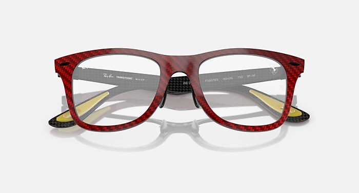 WAYFARER HYPERCARBON 499P SCUDERIA FERRARI Sunglasses in Dark Red