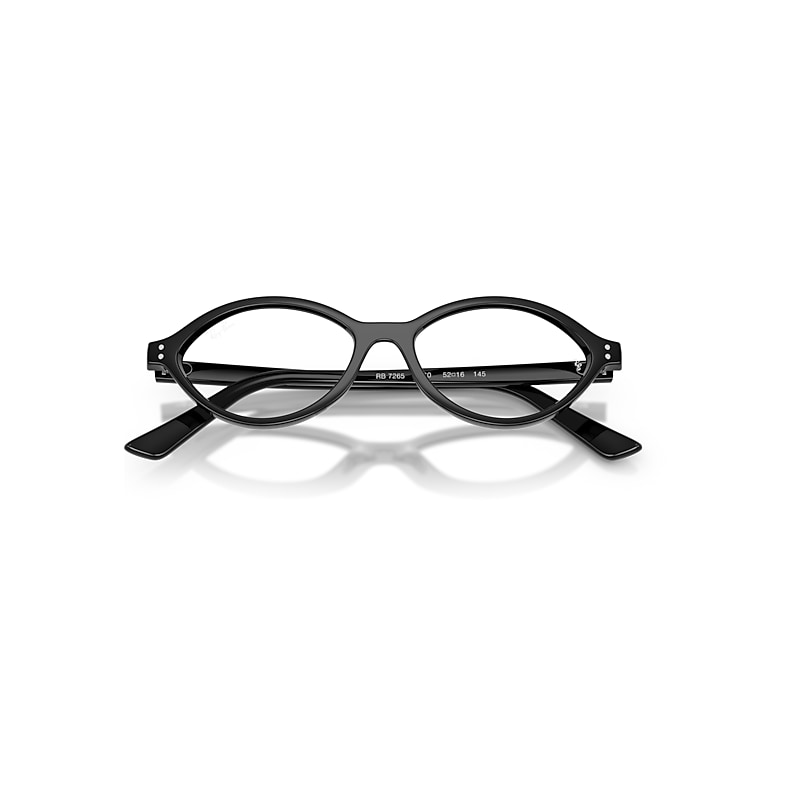 Ray-Ban Romy Optics Bio-based Eyeglasses Black Frame Clear Lenses Polarized 52-16