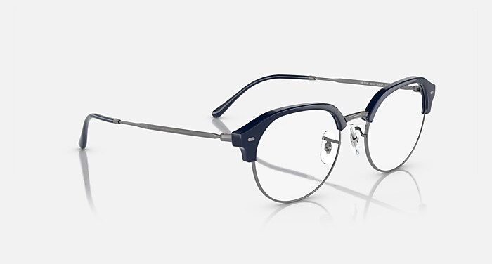RB7229 OPTICS Eyeglasses with Blue On Gunmetal Frame - RB7229