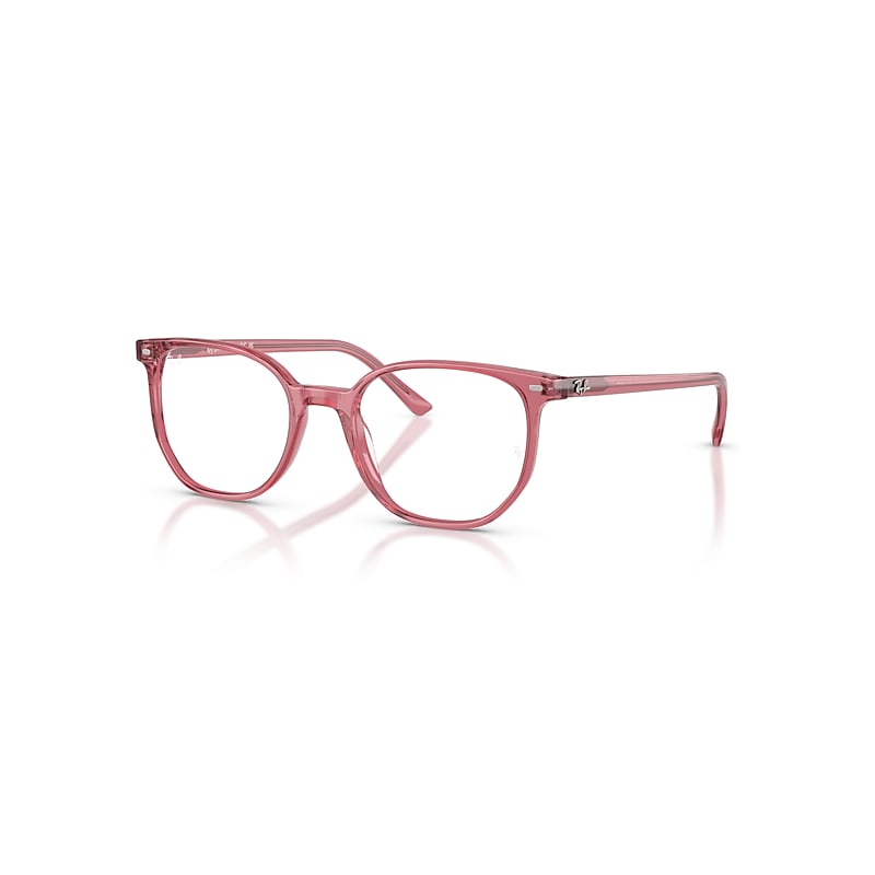 Ray-Ban Eyeglasses Unisex Elliot Optics - Pink Frame Clear Lenses Polarized 48-19