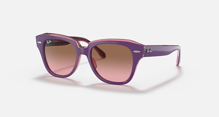 レイバン公式ストア】 Ray-Ban® STATE STREET KIDS サングラス | 透明