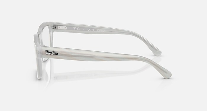 RB5435 OPTICS CHANGE Eyeglasses with Photo Striped Light Blue and