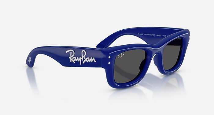 WAYFARER PUFFER CRYSTAL EDITION サングラス ブルー＆ストラス と