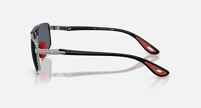 RB3776M SCUDERIA FERRARI COLLECTION Sunglasses in Gunmetal and