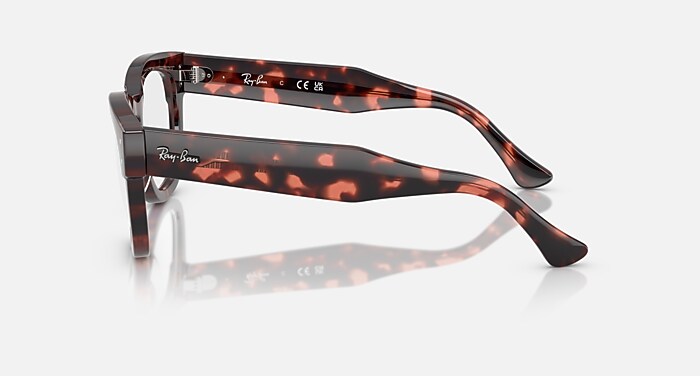 MEGA HAWKEYE OPTICS Eyeglasses with Pink Havana and Clear (50-21
