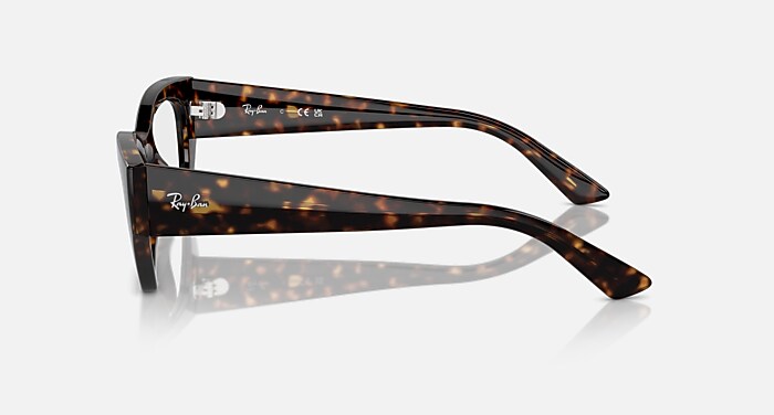 ZENA OPTICS BIO-BASED Eyeglasses with Havana Frame - RB7330 | Ray