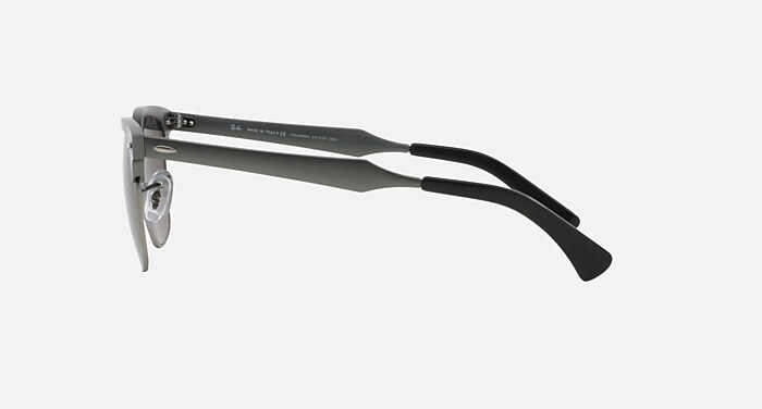 CLUBMASTER ALUMINUM Sunglasses in Gunmetal and Polarized Grey