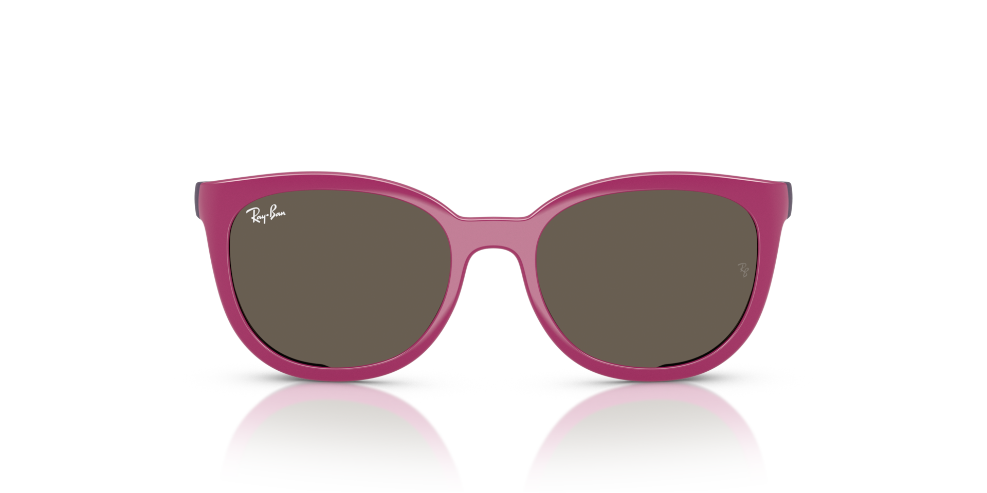 Ray-Ban Rb1631 Clip-on Kids Bio-based - Monture Fuchsia Sur Caoutchouc Violet Verres Brun 47-16 32 €