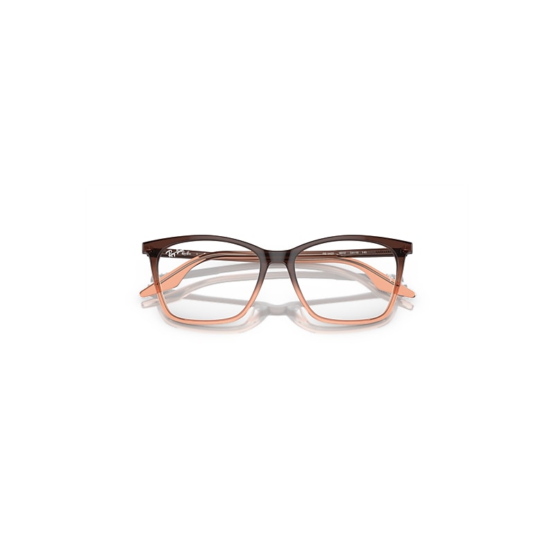 Ray-Ban Eyeglasses Brown & Orange Frame Lenses Polarized 52-16