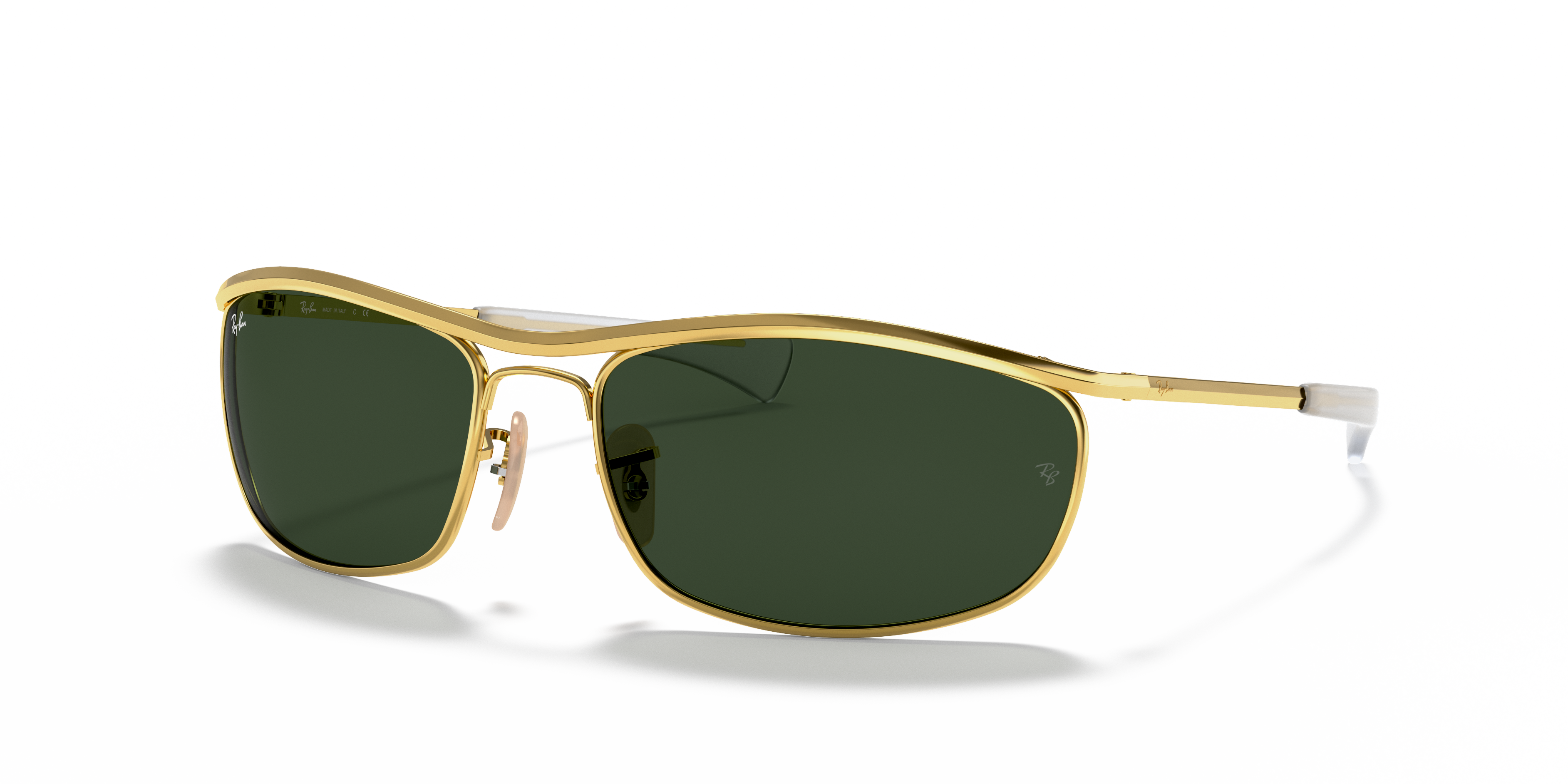 Ray-Ban RB 3194M OLYMPIAN DELUXE サングラス OLYMPIAN I DELUXE Sunglasses in Arista Gold and G-15 Green