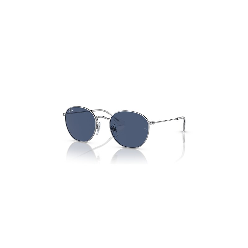 Ray-Ban Rob Kids Sunglasses Silver Frame Blue Lenses 48-19