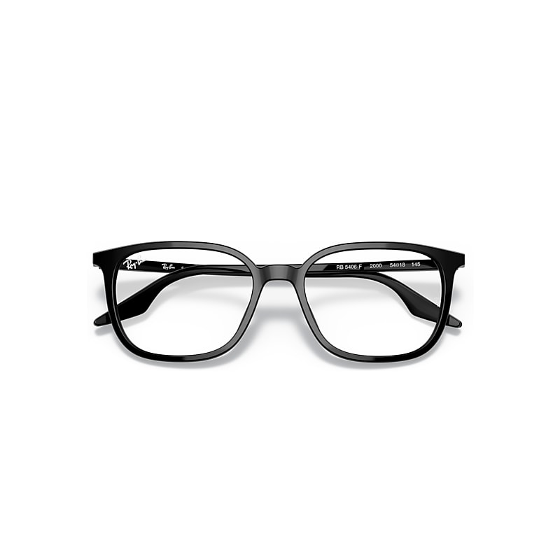 Ray-Ban Rb5406 Optics Optical Black Frame Clear Lenses Polarized 54-18