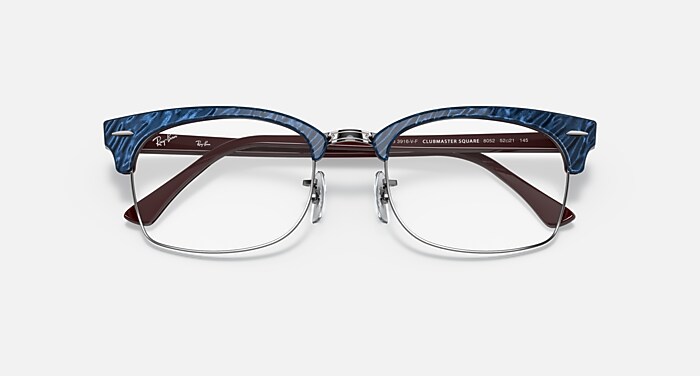 CLUBMASTER SQUARE OPTICS Eyeglasses with Blue and Clear (55-21