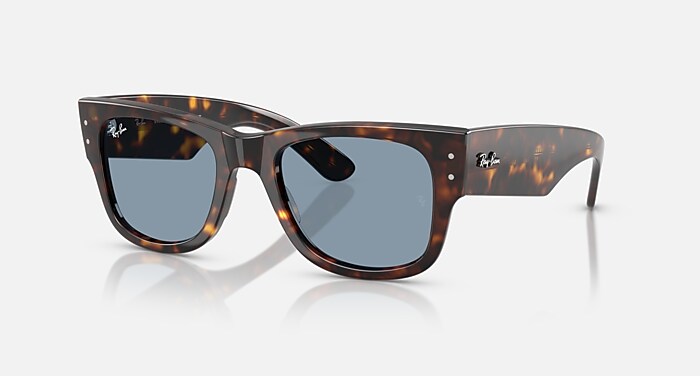 MEGA WAYFARER SUMMER CAPSULE Sunglasses in Havana and Blue