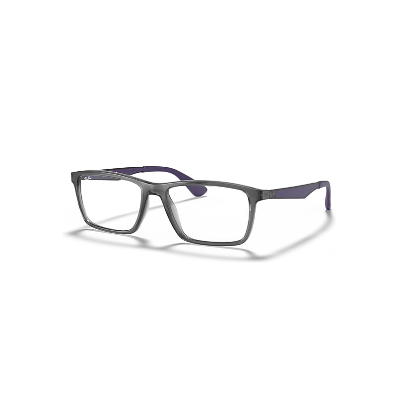 Ray-Ban Eyeglasses   Optics - Black Frame Clear Lenses Polarized 55-17, RB7056