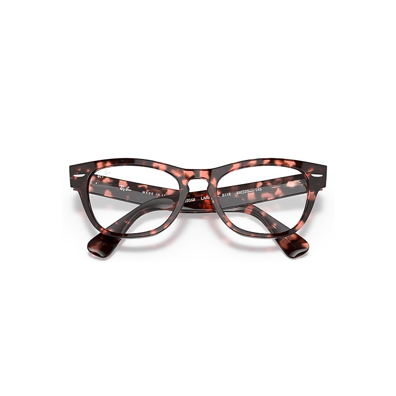 Ray-Ban Laramie Optics Eyeglasses Havana Frame Clear Lenses 51-20