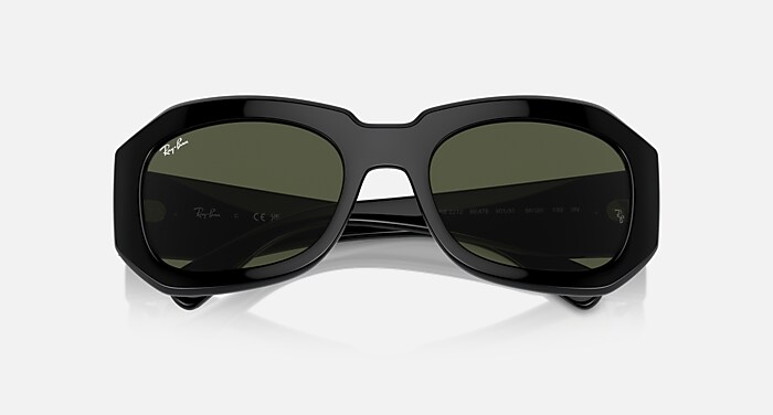 Ray-Ban Beate sunglasses Polarized RB2212 902/58 56-20 Ray-Ban® Beate RB2212 Square Sunglasses | EyeOns.com main image 3