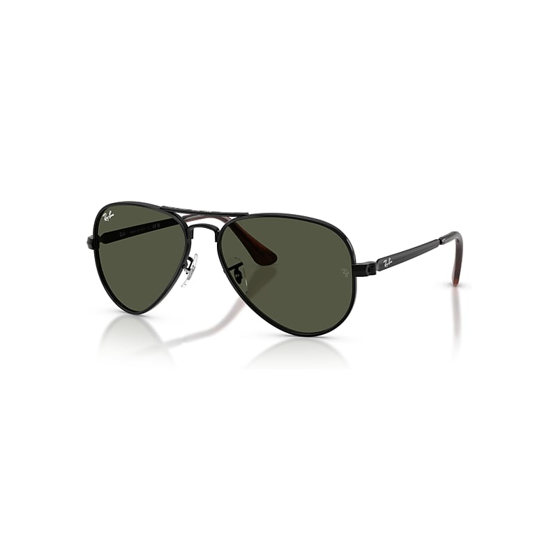 Ray-Ban Aviator Max RB3925, Black Sunglasses Green lenses, Mojo Glasses - Image 9