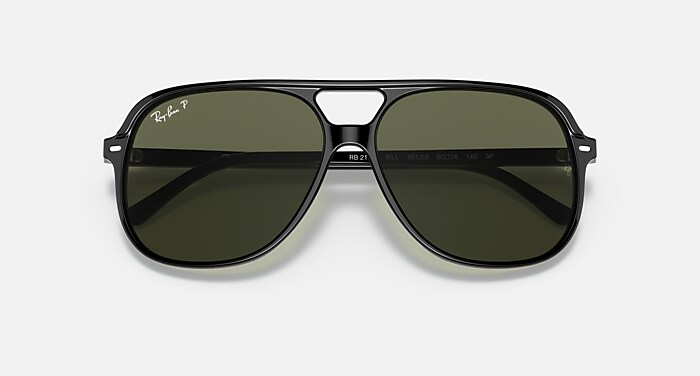 レイバン公式ストア】 Ray-Ban® BILL サングラス | ブラック X G-15