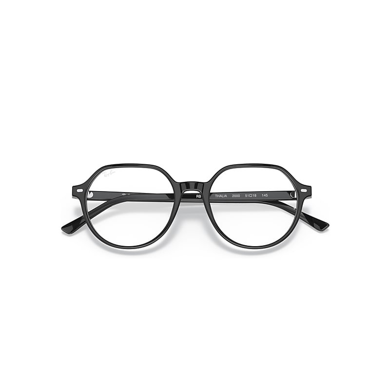THALIA OPTICS Polarized Eyeglasses with Black and Clear (51-18