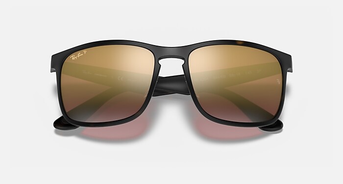 RB4264 POLARIZED+ LENSES Polarized Sunglasses in Havana and Purple