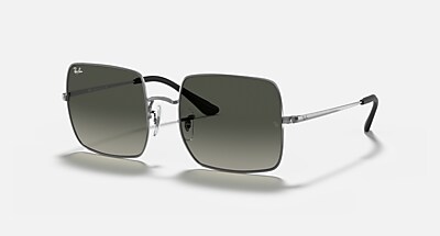 美品 レイバン サングラス RB1971 スクエア シルバーフレーム レイバン公式ストア】 Ray-Ban® SQUARE 1971 @COLLECTION サングラス