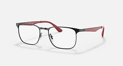 RB6363 OPTICS ポラライズド（偏光） メガネ ブラック と クリア (54