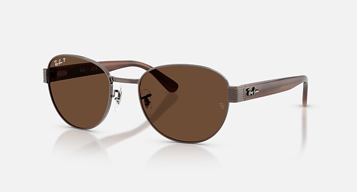 【希少】Ray-Ban レイバン　ブラウン系　サングラス　チタン　美品　スポーツ レイバン公式ストア】 Ray-Ban® RB3766 POLARIZED+ LENSES サングラス