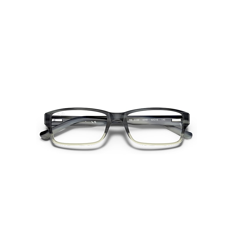 Ray-Ban Rb5169 Optics Optical Grey Frame Clear Lenses Polarized 54-16