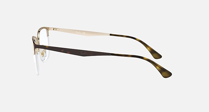 RB6433 Polarized Eyeglasses with Tortoise and Clear (53-19