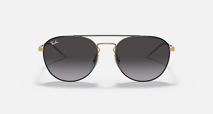 RB3589 Sunglasses in Black On Gold and Grey (55-18) - RB3589 | Ray