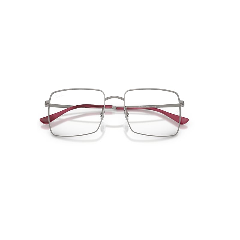 Ray-Ban Brix Optics Bio-based Optical Gunmetal Frame Clear Lenses Polarized 55-19