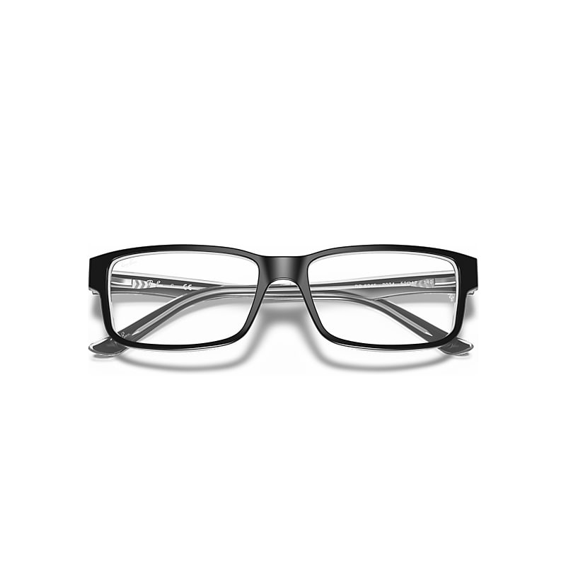 Ray-Ban Rb5245 Optics Optical Black Frame Clear Lenses 54-17